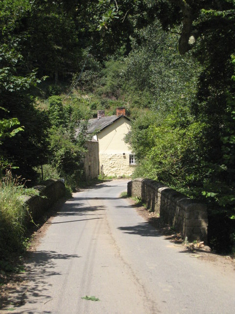 Bridge over the stream at Tregonwell Mill