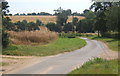 Waldringfield Road descending beyond the turn for Howe