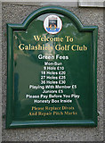 NT4936 : Galashiels Golf Club green fees by Walter Baxter