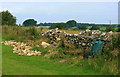 2008 : Drystone wall under repair