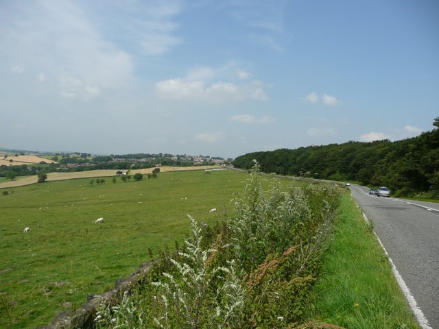 View along A629 towards Thurgoland