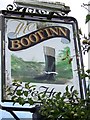 Sign for the Boot Inn, Shipton Bellinger