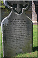 Memorial to PC William Penny - West Coker Churchyard