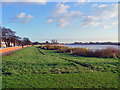 The River Ouse bank at Sandhall Reach