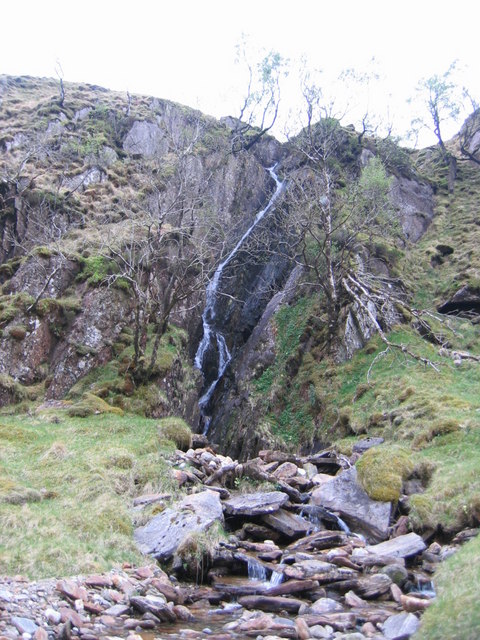 Waterfall on  a River Pean tributary