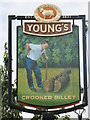 Sign for the Crooked Billet, Crooked Billet, SW19