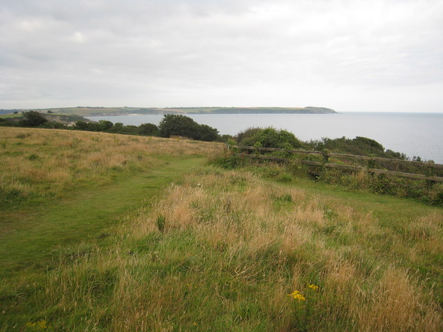 Clifftop field at Carlyon Bay