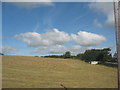 Hay field at the entrance to Upper Gwalchmai