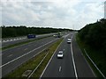 M1 looking south from Tankersley Lane bridge