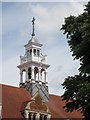 The spire of St Michael and All Angels, Bedford Park, W4