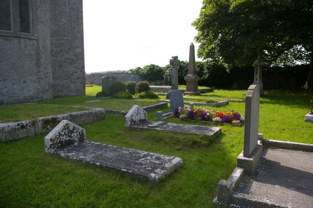 Graves in churchyard © Fractal Angel :: Geograph Britain and Ireland