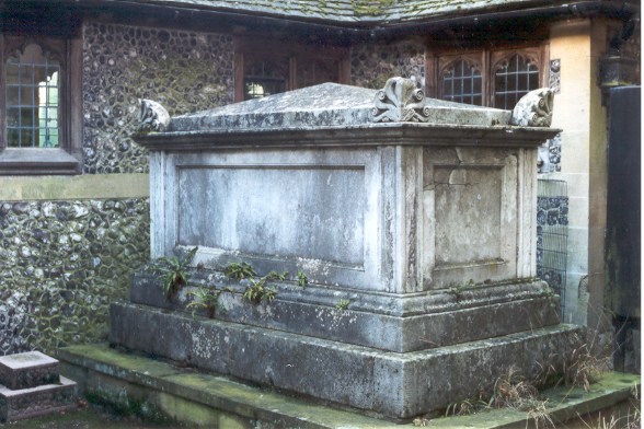 St Giles Churchyard  Plot 118, the unmarked tomb