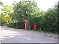 K6 phone box on Cambridge Road, Girton