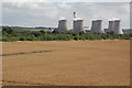 Wheatfield and Power Station - the higher viewpoint