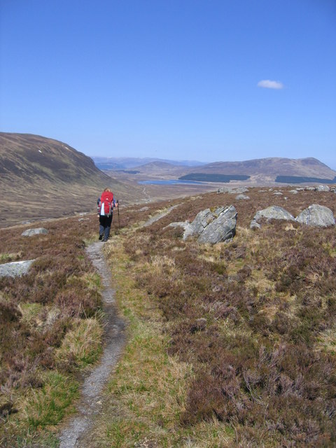 Path to Culra from Loch a' Bhealaich Bheithe