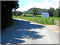 Access road to Carno Wind Farm