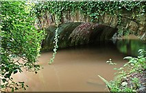 J4681 : The Crawfordsburn in flood (1) by Albert Bridge