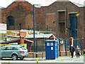 Tardis materialises in Denbigh Street