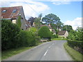 Main road through village