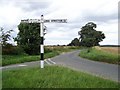 TM1894 : Road Junction, Tharston by Geoff Pick
