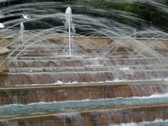 Water feature Alnwick Gardens
