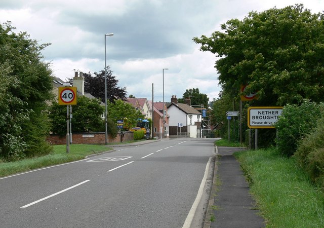A606 Main Road in Nether Broughton