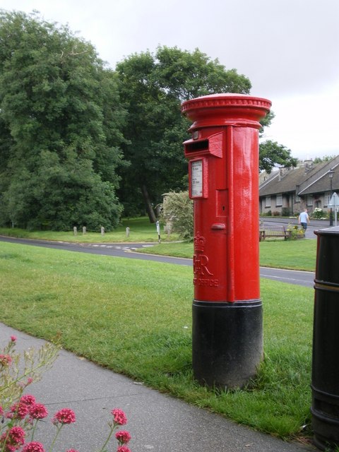 Postbox in the centre of Bamburgh