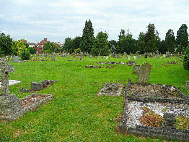 Hereford cemetery - damaged graves © Jonathan Billinger :: Geograph ...