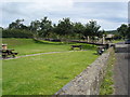 Picnic spot by the river Roe