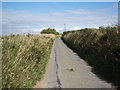 The road from Llanrhian eastwards towards Llanon