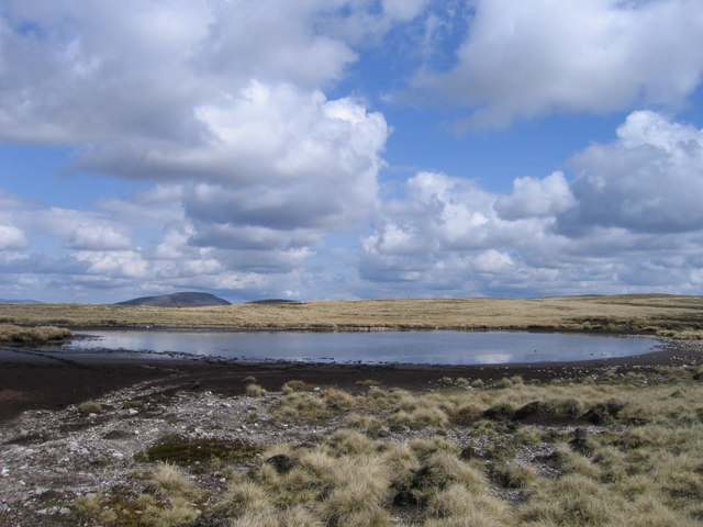 Unnamed lochan  near Meallan Buidhe