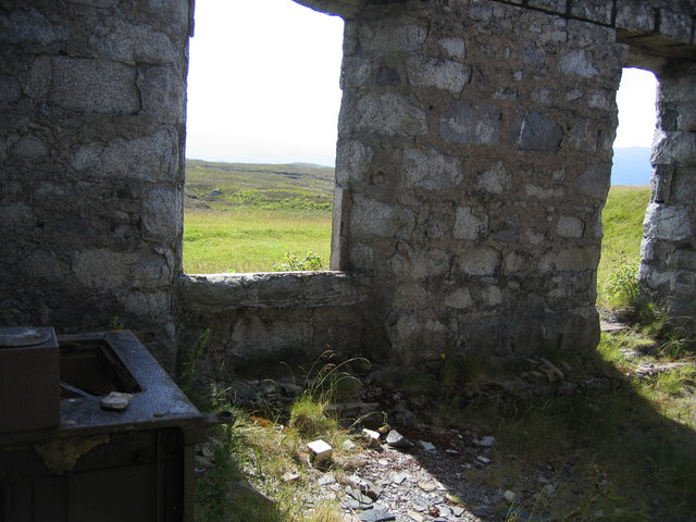 An old stove in the ruins of Lubnaclach