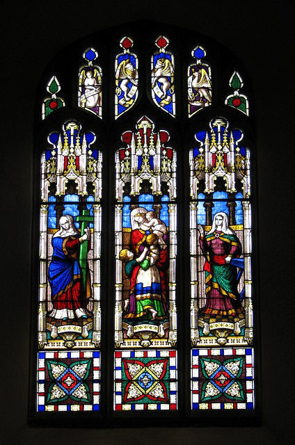 The church of SS Gervase and Protase - east window