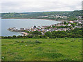 Meadow atop New Quay headland