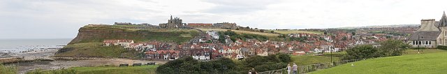 View towards Whitby Abbey