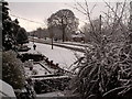 Snow, looking west along Dereham Road, Norwich