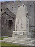 SM9801 : Pembroke War Memorial by Deborah Tilley