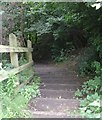 Footpath to Slaithwaite Spa Park - Manchester Road