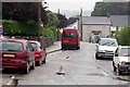 Lostwithiel car park in the pouring rain