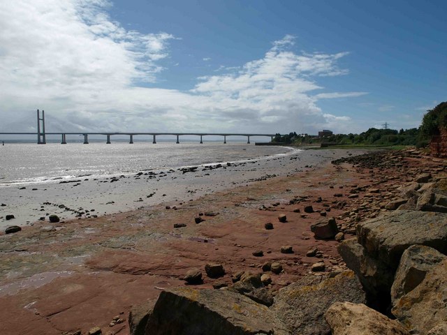 The Severn Estuary foreshore at Lady Bench