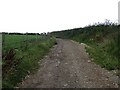 Farm Track near Treweers - view north