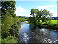 River Usk, downstream from Aber-bran Bridge