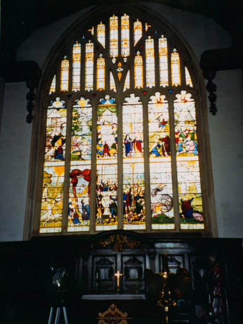 Lincoln College chapel, East window