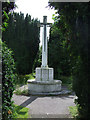 Great War memorial in the cemetery of St Mary