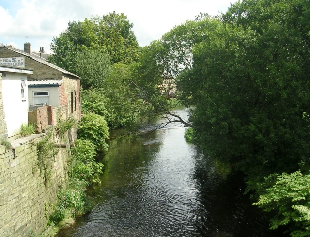 River Colne - viewed from Market Street,... © Betty Longbottom ...