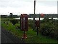 NM7233 : Lochdon: postbox № PA64 143 and phone by Chris Downer