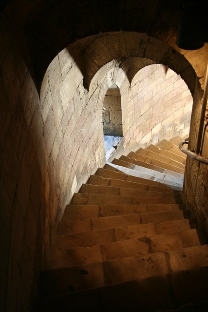 Castle keep stairs