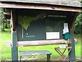 Information board at Upton Castle