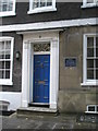 Blue plaque in Wardrobe Place