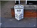 Milepost in Hacheston